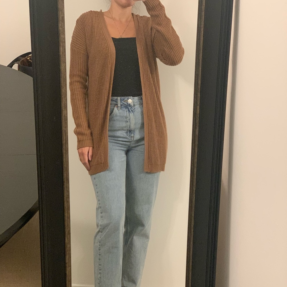 Orange Cardigan